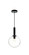 Stellar One Light Pendant in Black (423|C75311BKCL)