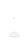 Riku One Light Pendant in White (423|C72711WH)