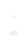 Riku One Light Pendant in White (423|C72701WH)