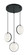 CHATOYANT Three Light Pendant in Matte Black (423|C71503MB)
