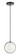 Chatoyant One Light Pendant in Matte Black (423|C71501MB)