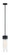 Kellan One Light Pendant in Matte Black (423|C66901MB)