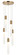 Aydin LED Pendant in Aged Gold Brass (423|C65805AG)