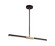 Lineare LED Pendant in Matte Black & Aged Gold Brass (423|C64728MBAG)