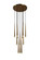 RENAIE LED Pendant in Aged Gold Brass (423|C62712AG)