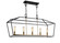 Scatola Five Light Chandelier in Rusty Black & Aged Gold Brass accents (423|C61715RB)