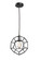 Geometry One Light Pendant in Rusty Black (423|C54601RB)