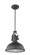 CRESSWELL SERIES One Light Pendant in Matte Black (423|C53802MB)