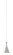 MULINARE COLLECTIONS One Light Pendant in Brushed Nickel (423|C48703BN)