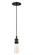Bulstrode'S Workshop One Light Pendant in Black (423|C46100BK)