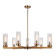 WEAVER Nine Light Chandelier in Aged Gold Brass (423|C32109AG)