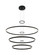 O'HARA LED Chandelier in Matte Black (423|C30896MB)