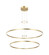 O'HARA LED Chandelier in Brushed Gold (423|C30872BG)