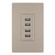radiant Quad USB Charger in Nickel (246|TM8USB4NICC6)