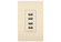 radiant Quad USB Charger in Light Almond (246|TM8USB4LACC6)