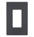 radiant One-Gang Screwless Wall Plate in Graphite (246|RWP26GCC6)