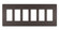 radiant Six-Gang Screwless Wall Plate in Dark Bronze (246|RWP266DB)