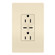 radiant 15A Tamper-Resistant Ultra-Fast USB Type C/C Outlet in Light Almond (246|R26USBCC6LA)