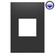 adorne One-Gang Screwless Wall Plate with Microban in Graphite (246|AWP1G2GR6)