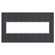 adorne Four-Gang Screwless Wall Plate in Rustic Gray (246|AWM4GRG4)