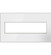 Adorne Gang Wall Plate in White (246|AWM4GMW4) Adorne Gang Wall Plate in White (246|AWM4GMW4)