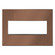 adorne Three-Gang Screwless Wall Plate in Copper (246|AWM3GCU4)