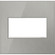 Adorne Gang Wall Plate in Brushed Stainless (246|AWM2GMS4)
