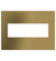 Adorne Three-Gang Screwless Wall Plate in Brass (246|AWC3GBSB4)