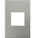 adorne One-Gang Screwless Wall Plate in Brushed Stainless Steel (246|AWC1G2BS4)