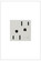 adorne 15A Tamper-Resistant Half-Controlled Outlet in White (246|ARCH152W10)