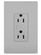 radiant Tamper-Resistant Outlet in Gray (246|885TRGRY)