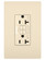 radiant Tamper-Resistant Weather-Resistant 20A Duplex Self-Test GFCI Receptacles with SafeLock Protection in Light Almond (246|2097TRWRLA)