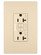 radiant Tamper-Resistant Weather-Resistant 20A Duplex Self-Test GFCI Receptacles with SafeLock Protection in Ivory (246|2097TRWRI)