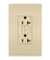 radiant Tamper-Resistant 20A Duplex Self-Test GFCI Receptacle with SafeLock Protection in Ivory (246|2097TRI)