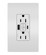 radiant Tamper-Resistant 15A Duplex Self-Test GFCI Receptacles with SafeLock Protection, USB Type A/C White in White (246|1597TRUSBACW)