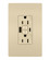 radiant Tamper-Resistant 15A Duplex Self-Test GFCI Receptacles with SafeLock Protection, USB Type A/C in Ivory (246|1597TRUSBACI)