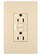 radiant Tamper-Resistant 15A Duplex Self-Test GFCI Receptacles with SafeLock Protection in Ivory (246|1597TRI)