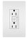 radiant Tamper-Resistant 15A Duplex Self-Test GFCI Receptacles with Audible Alarm and SafeLock Protection in White (246|1597TRAW)