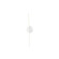 Chute LED Wall Sconce in White (347|WS14923-WH)