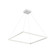 Piazza LED Pendant in White (347|PD88132-WH)