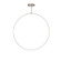 Cirque LED Pendant in Brushed Nickel (347|PD82560-BN)