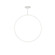 Cirque LED Pendant in White (347|PD82548-WH)