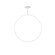 Cirque LED Pendant in White (347|PD82548-WH)