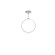 Cirque LED Pendant in Brushed Nickel (347|PD82524-BN)