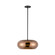 Trinity LED Pendant in Black/Copper (347|PD62014-BK/CP)