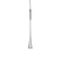 Taper LED Pendant in Chrome (347|PD15816-CH)