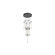 Motif LED Pendant in Black (347|MP75113-BK)