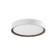 Essex LED Flush Mount in White/Walnut (347|FM43916-WH/WT)