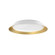 Jasper LED Flush Mount in White/Gold (347|FM43419-WH/GD)