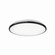 Brook LED Flush Mount in Black (347|FM43311-BK)